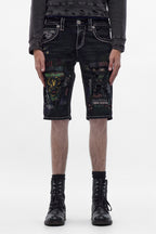 Pantalones cortos de mezclilla Deen en color negro lavado (Se necesitan imágenes)
