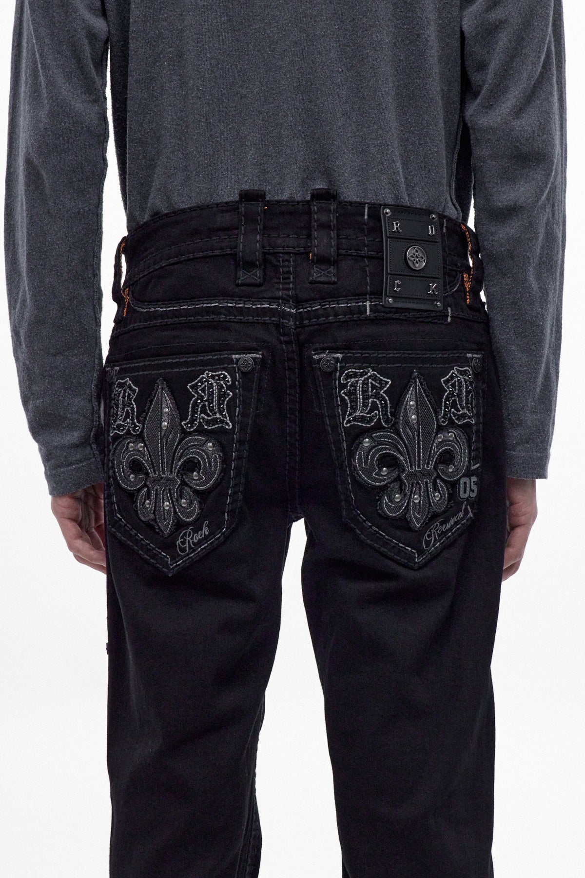 Destan Straight Jeans in Black