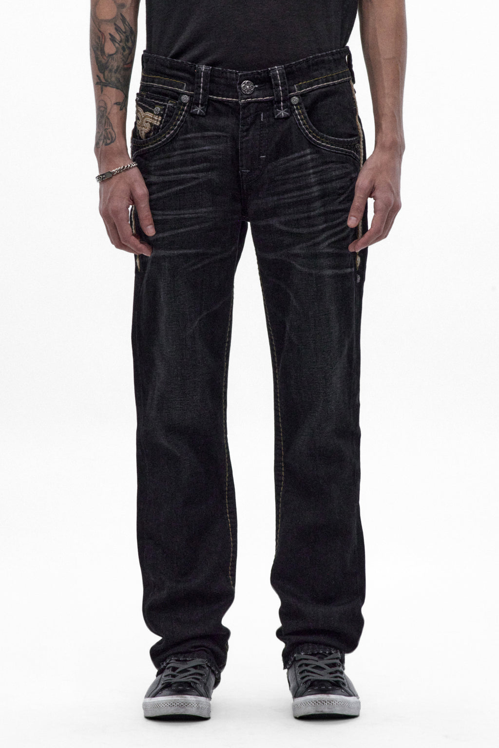Eban Straight Jeans in Black