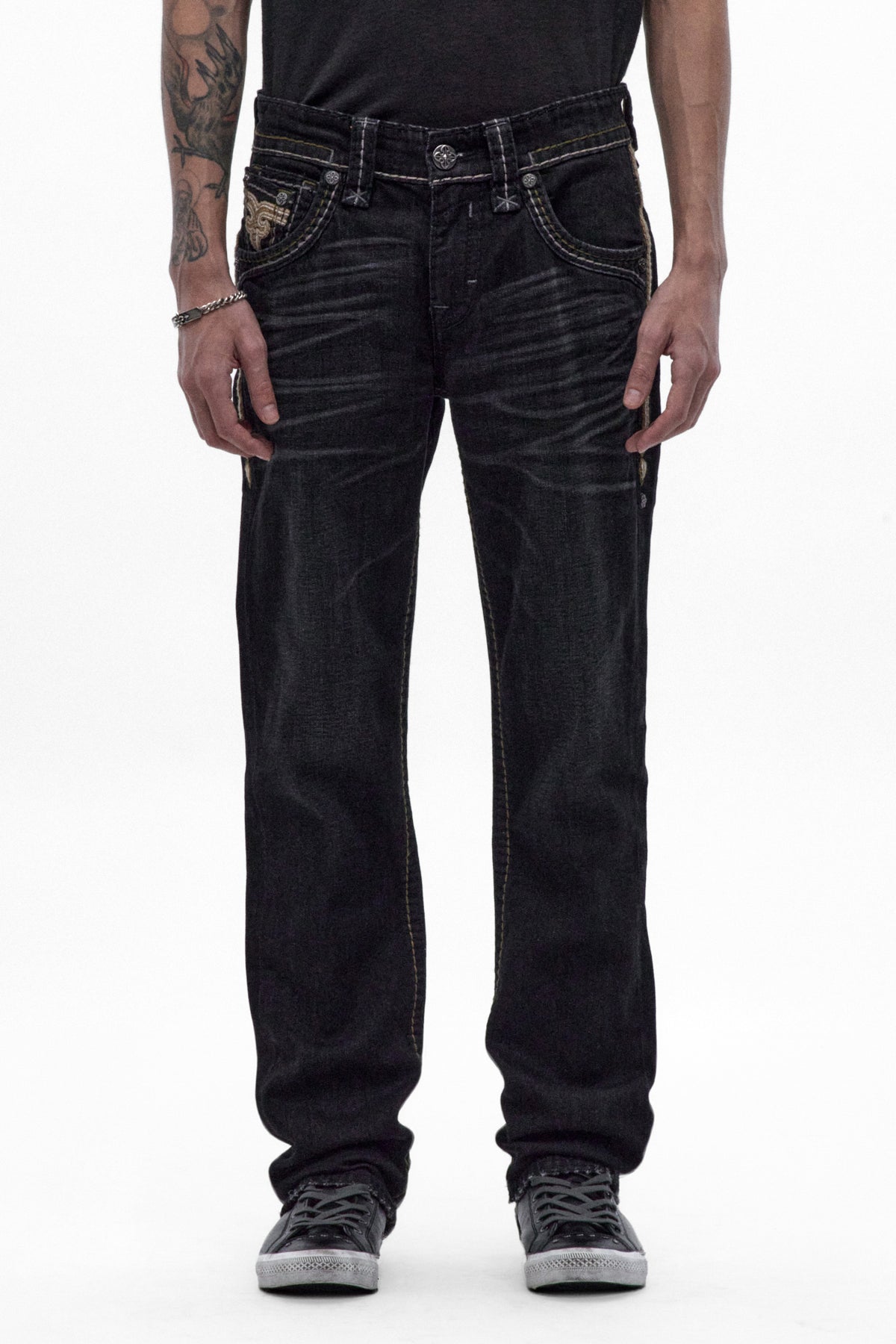 Eban Straight Jeans in Black