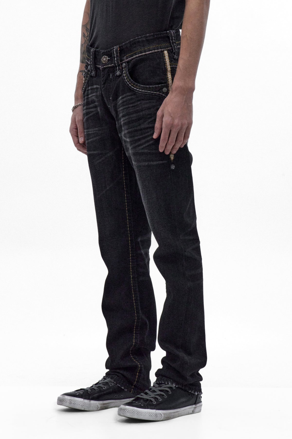 Eban Straight Jeans in Black