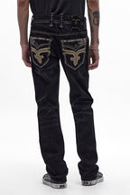 Eban Straight Jeans in Black