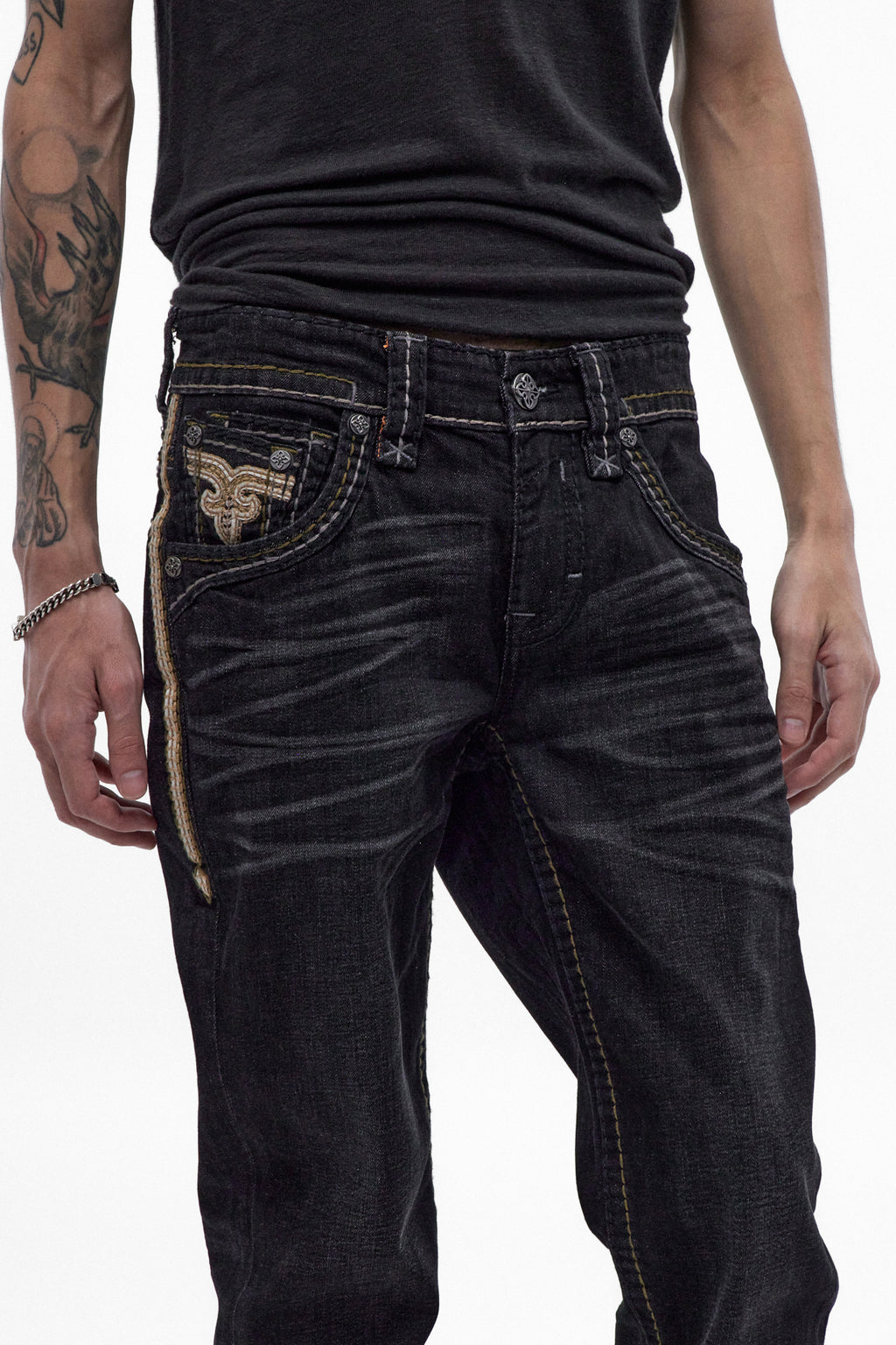 Eban Straight Jeans in Black
