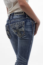 Elora Low-Rise Bootcut in Medium Wash
