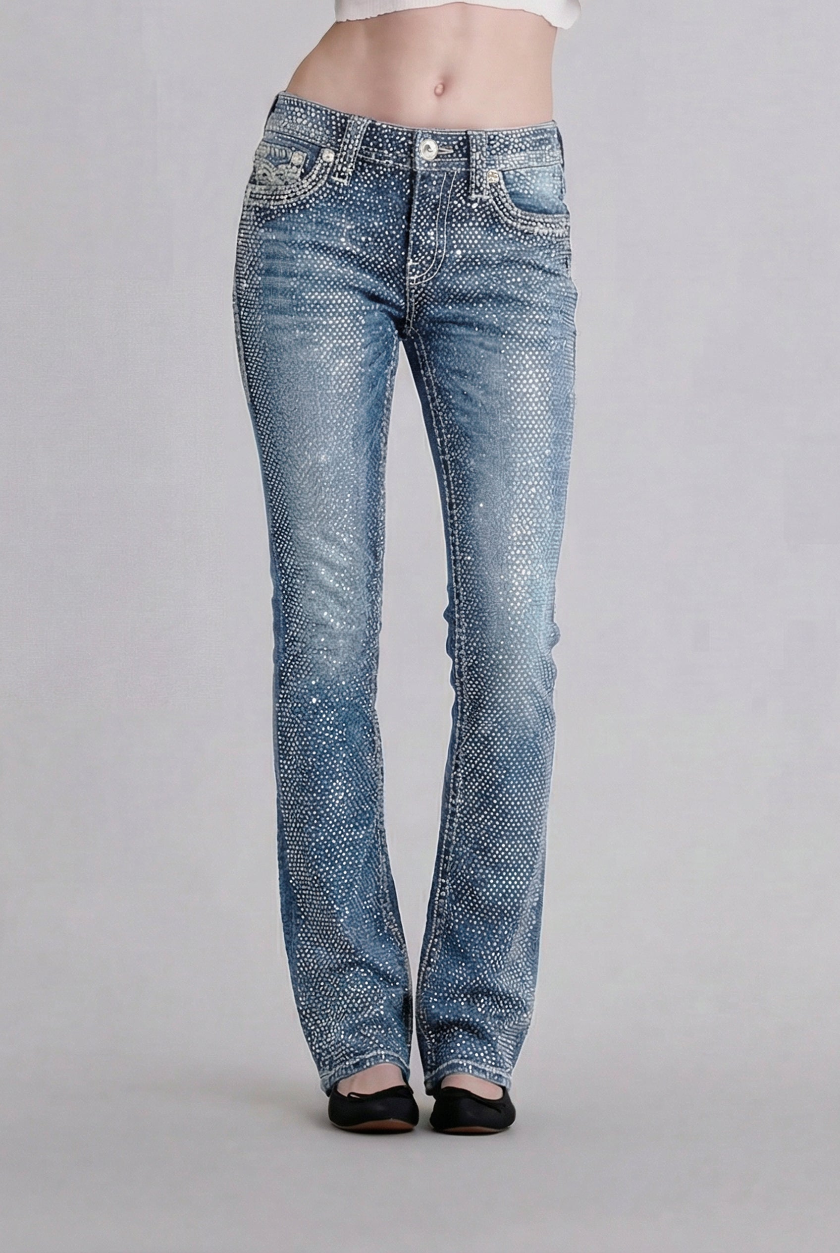 Endive Stardust Bootcut Jeans - Rock Revival®