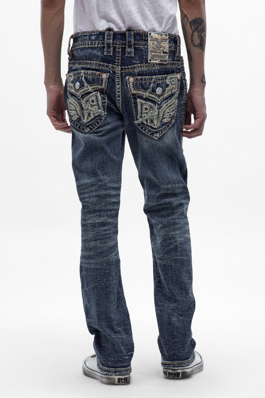 Eydan Straight Jeans in Medium Blue
