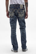 Eydan Straight Jeans in Medium Blue