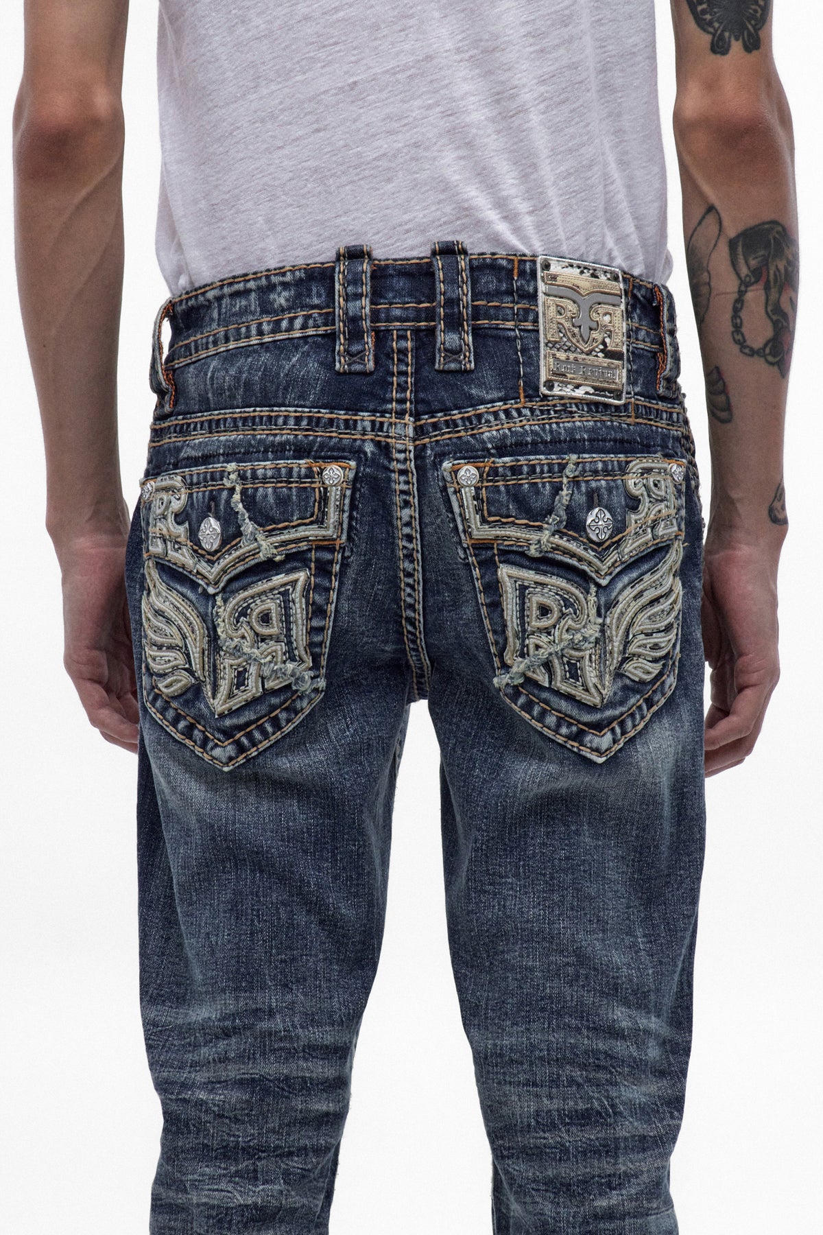 Eydan Straight Jeans in Medium Blue