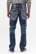 Finley Straight Jeans in Medium Blue