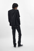 Gene Slim Jeans in Black Coating - Rock Revival®