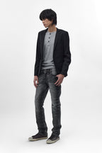 Gene Slim Jeans in Charcoal Black - Rock Revival®