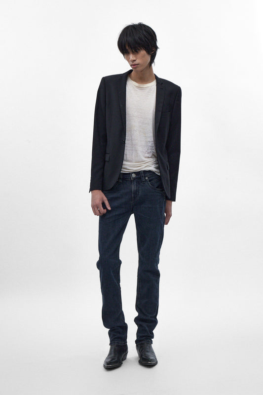 Gene Slim Jeans in Dark Blue - Rock Revival®