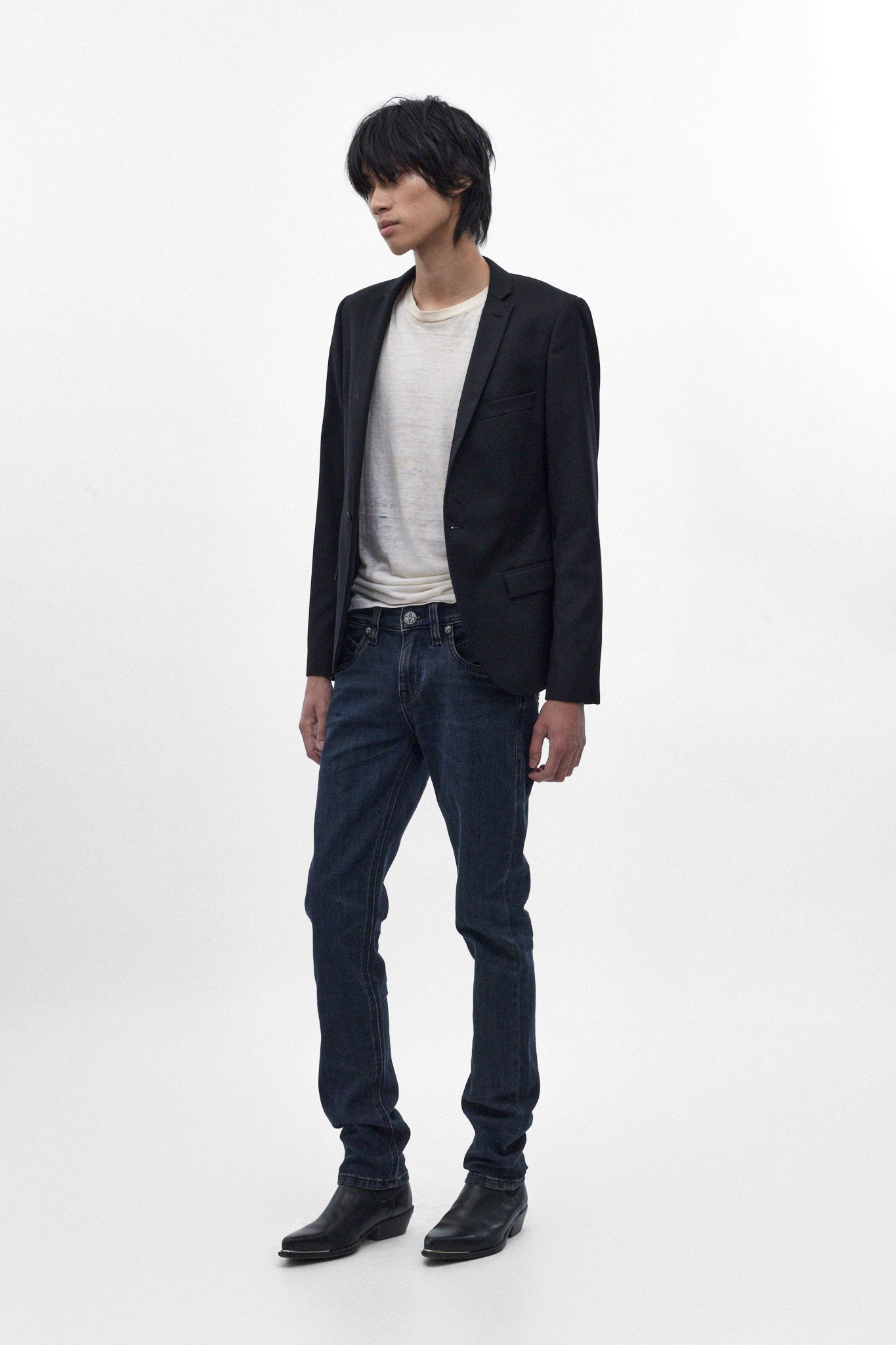 Gene Slim Jeans in Dark Blue - Rock Revival®
