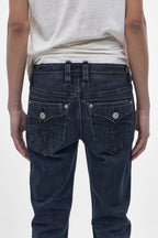Gene Slim Jeans in Dark Blue - Rock Revival®