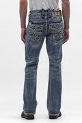 George Bootcut Jeans in Medium Blue