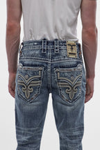 George Bootcut Jeans in Medium Blue
