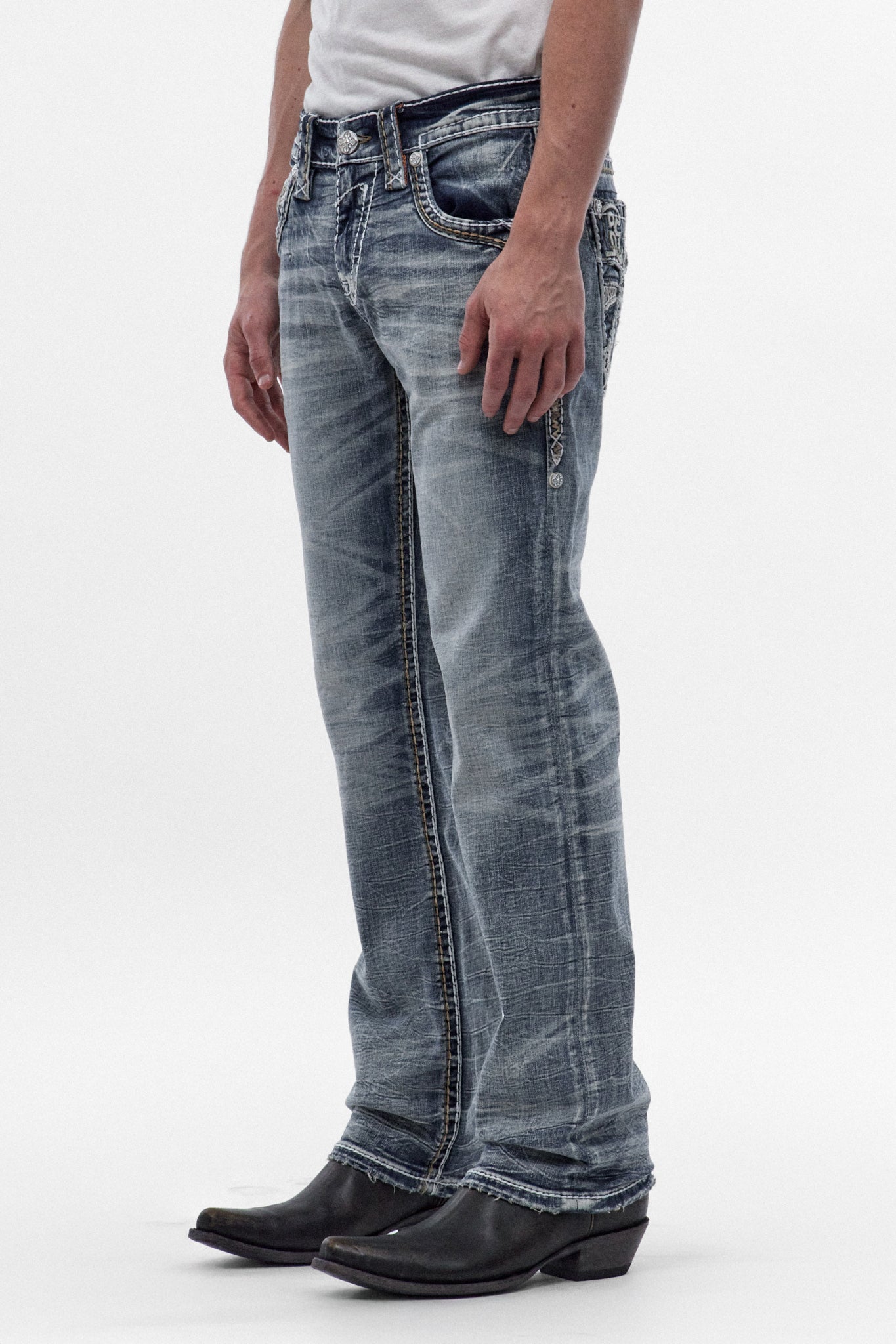 Hart Bootcut Jeans in Light Blue