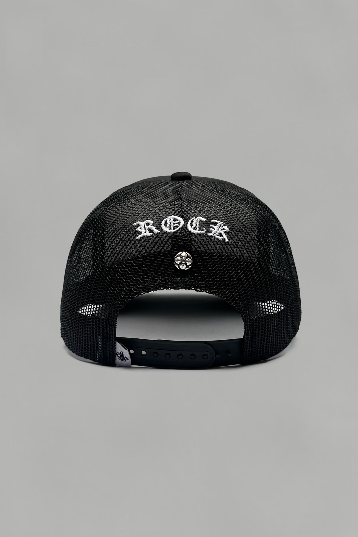 Rock Revival® Logo Snapback Trucker Hat in Black