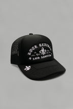 Rock Revival® Logo Snapback Trucker Hat in Black