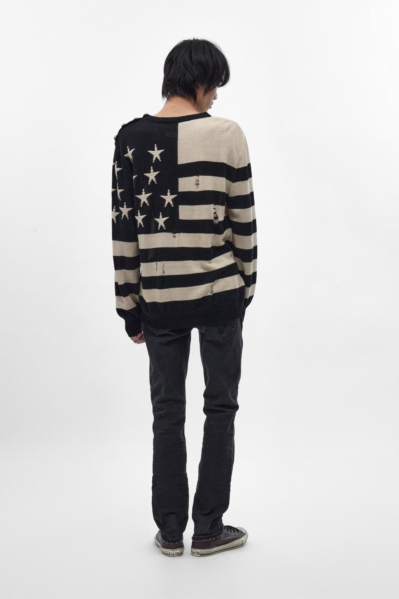 Huey Slim Straight Jeans in Charcoal Black - Rock Revival®