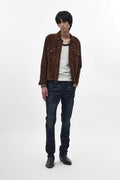 Huey Slim Straight Jeans in Dark Blue - Rock Revival®