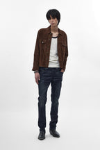 Huey Slim Straight Jeans in Dark Blue - Rock Revival®