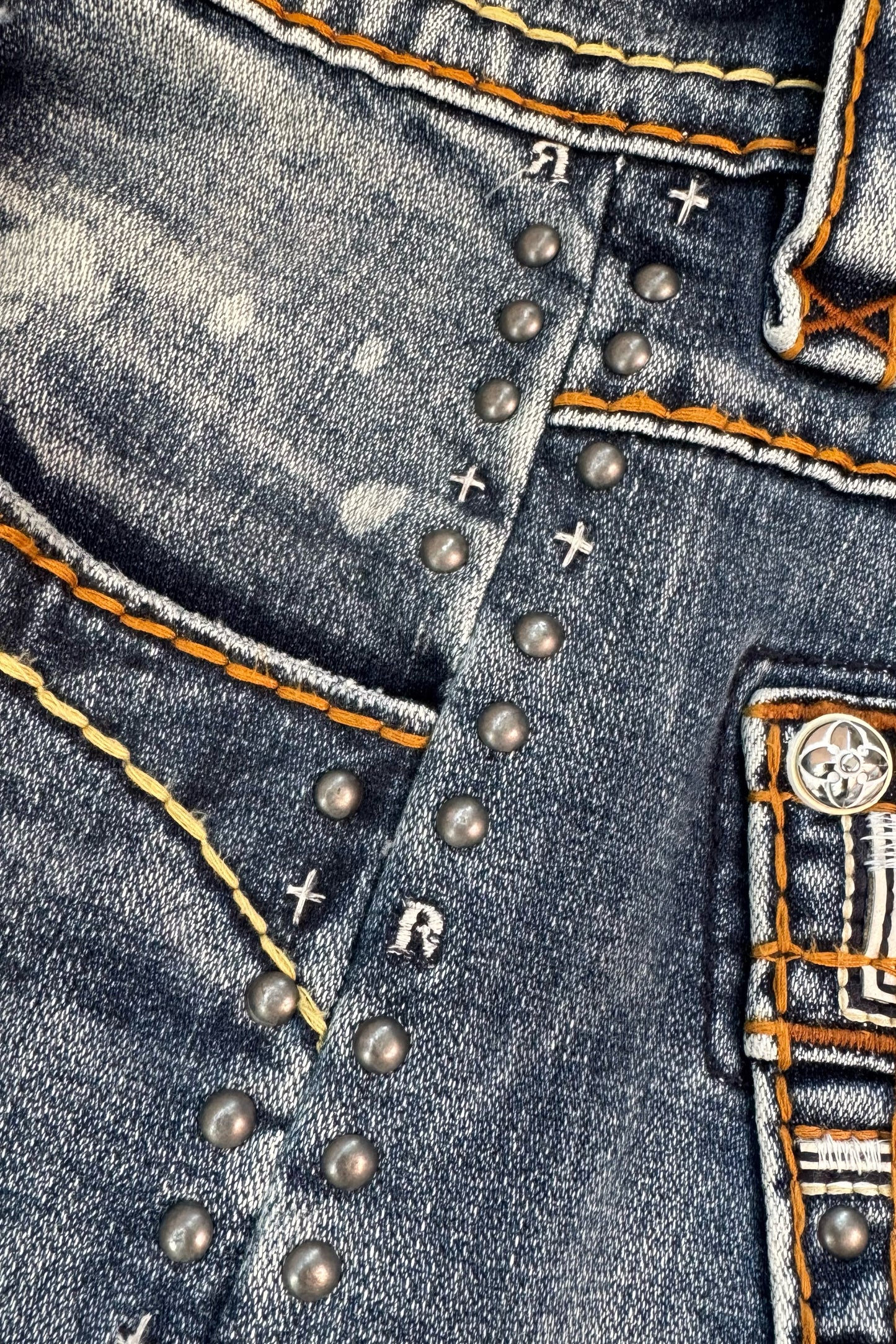 Adan Baggy 3 Jeans in Medium Wash - Rock Revival®