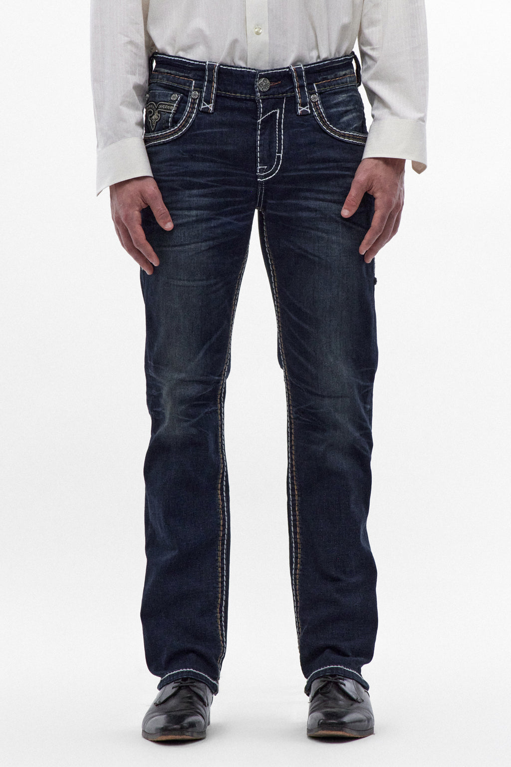 Jaydy Straight Jeans in Dark Blue
