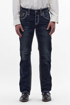Jaydy Straight Jeans in Dark Blue