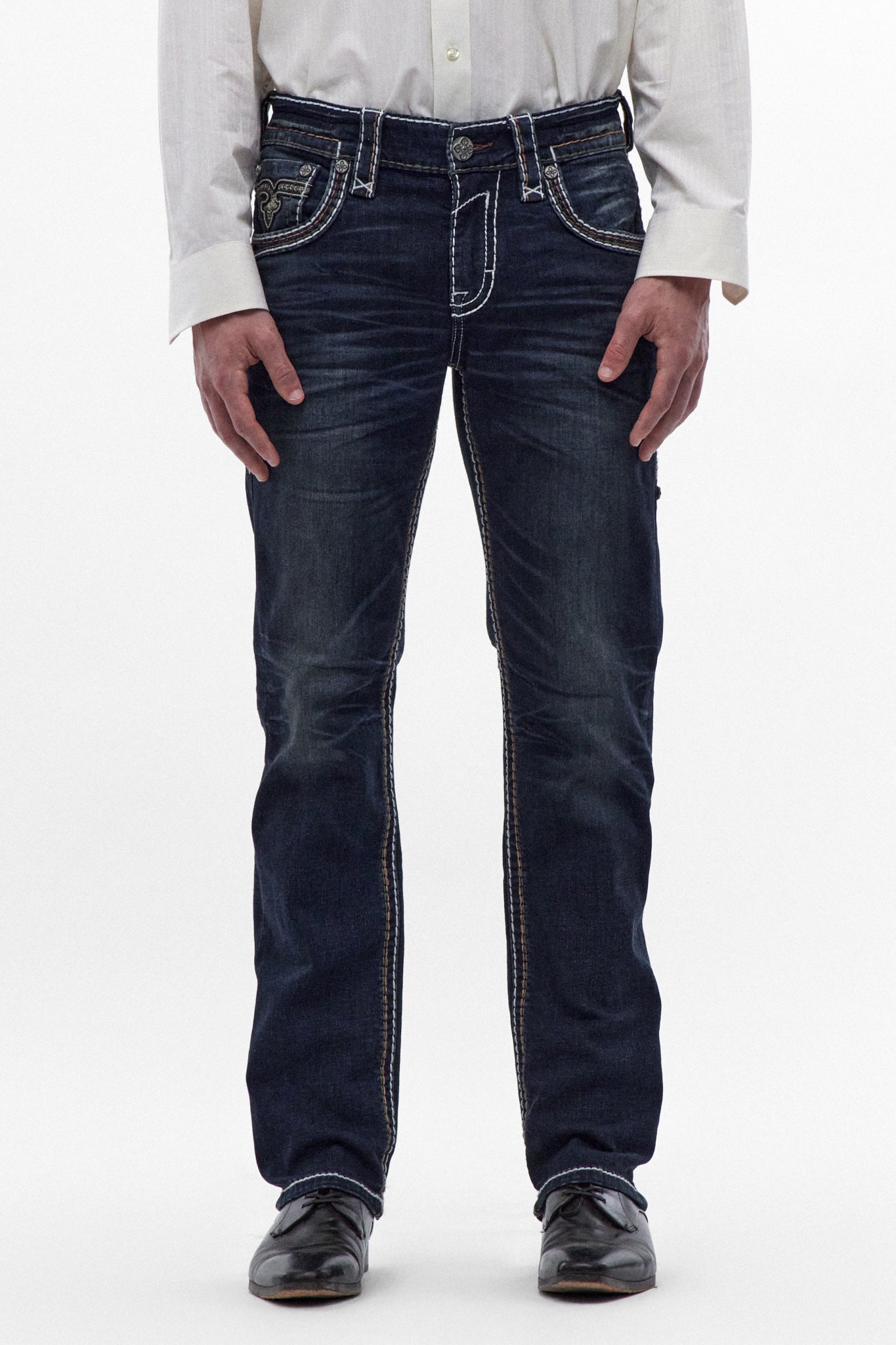 Jaydy Straight Jeans in Dark Blue