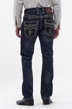 Jaydy Straight Jeans in Dark Blue