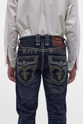 Jaydy Straight Jeans in Dark Blue