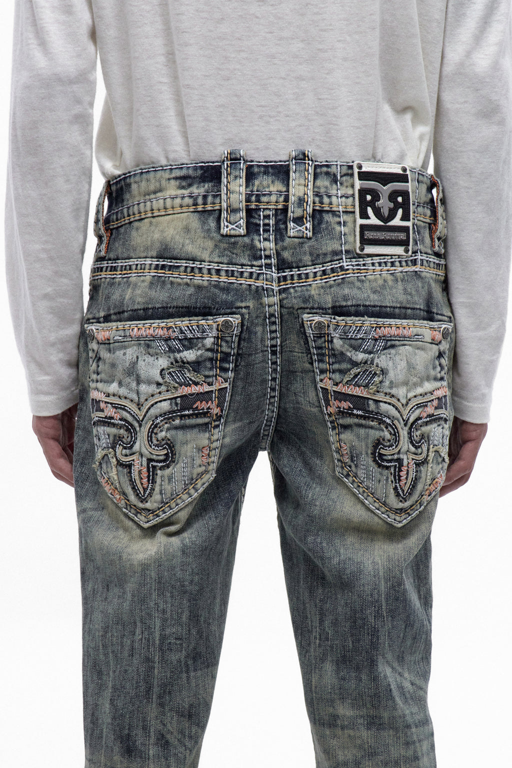 Jericho Straight Jeans in Acid Blue