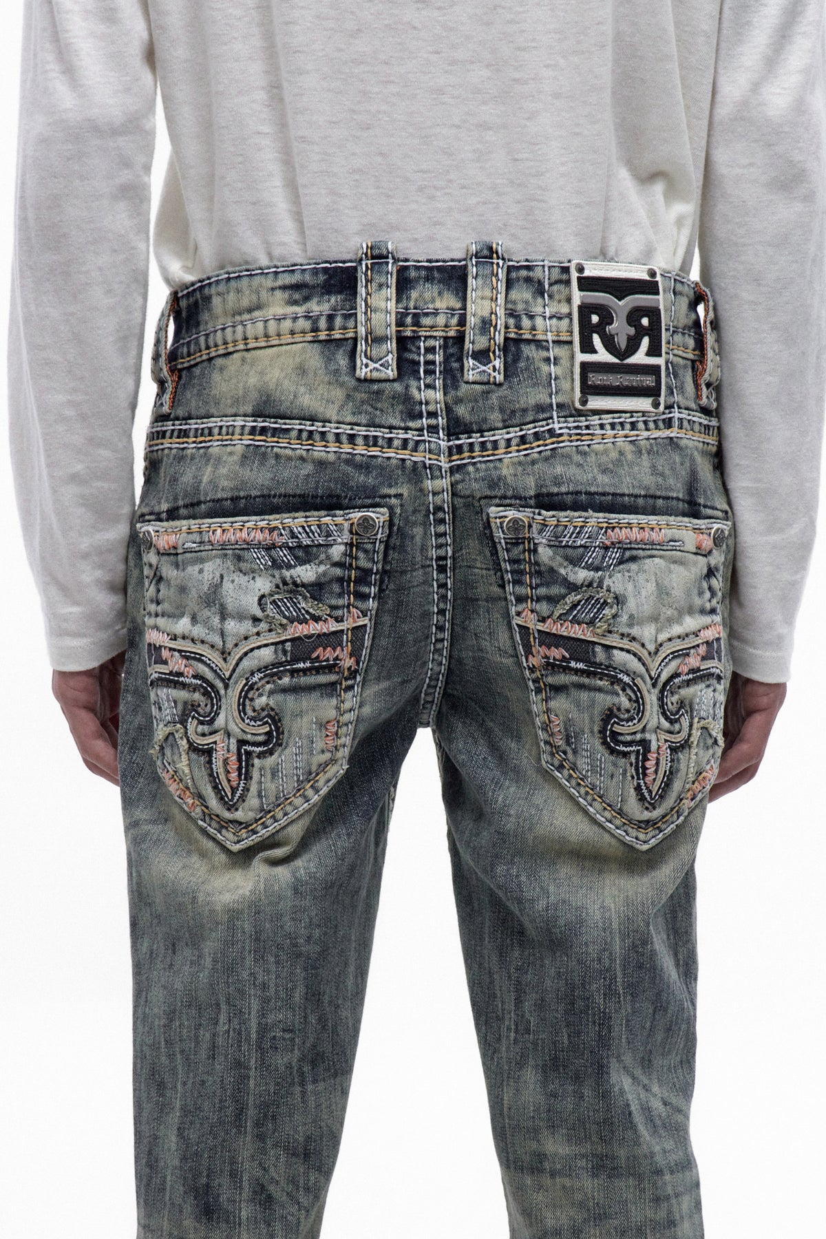 Jericho Straight Jeans in Acid Blue