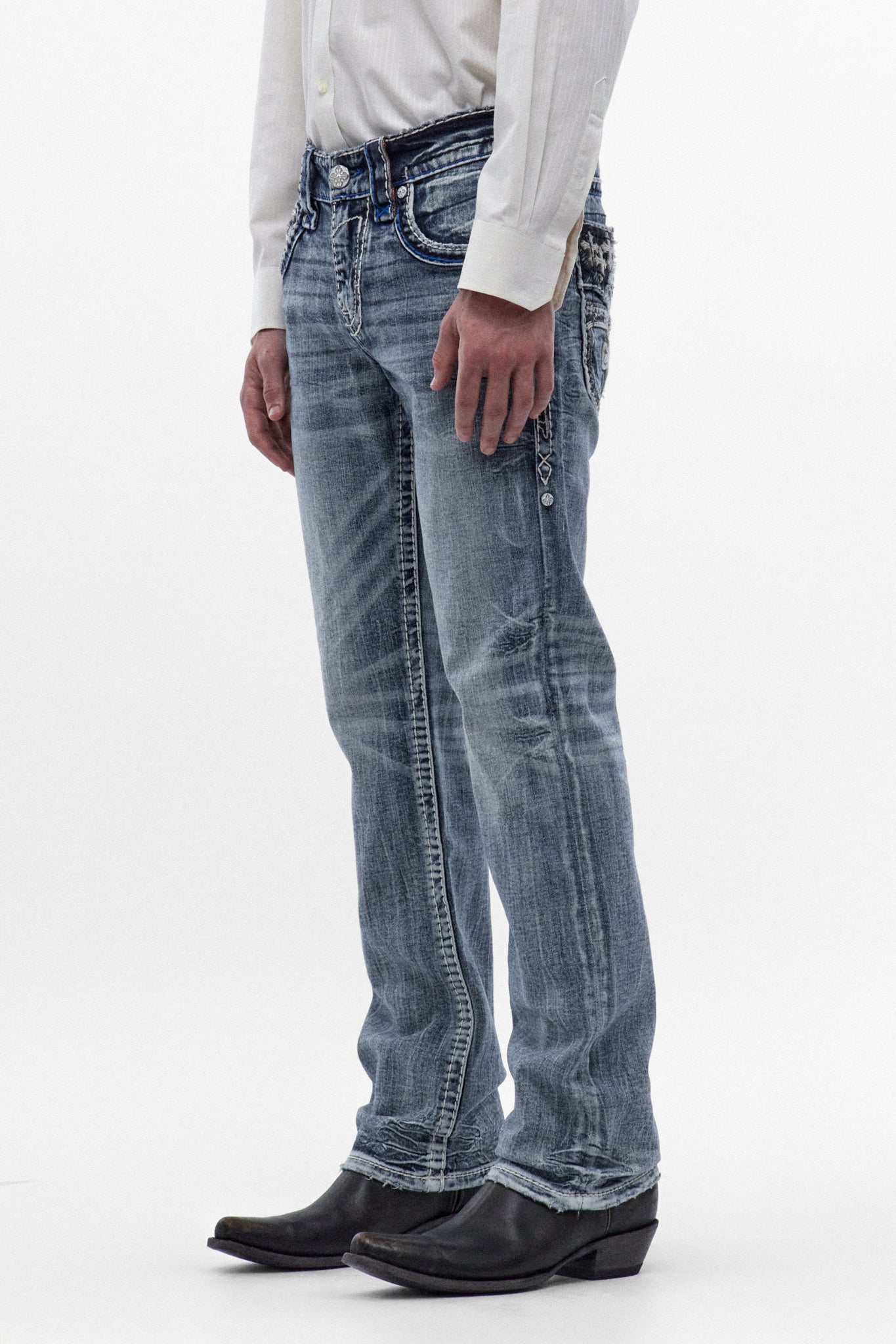 Jett Bootcut Jeans | Light Blue | Rock Revival®