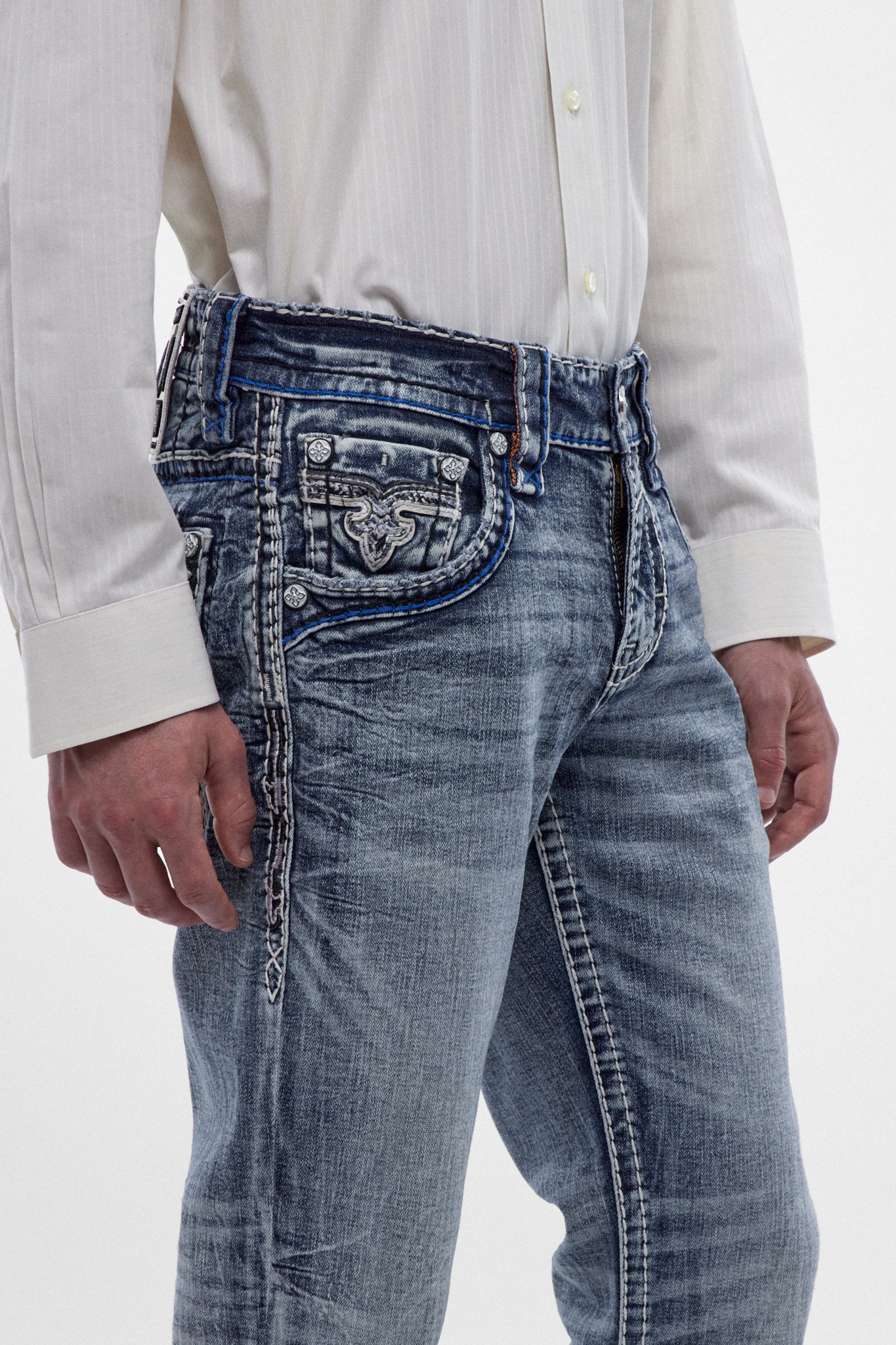 Jett Bootcut Jeans in Light Blue