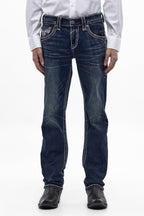 Jett Straight Jeans in Vintage Blue