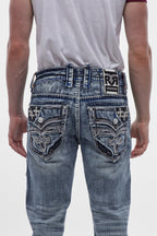 Jett Straight Jeans in Light Blue