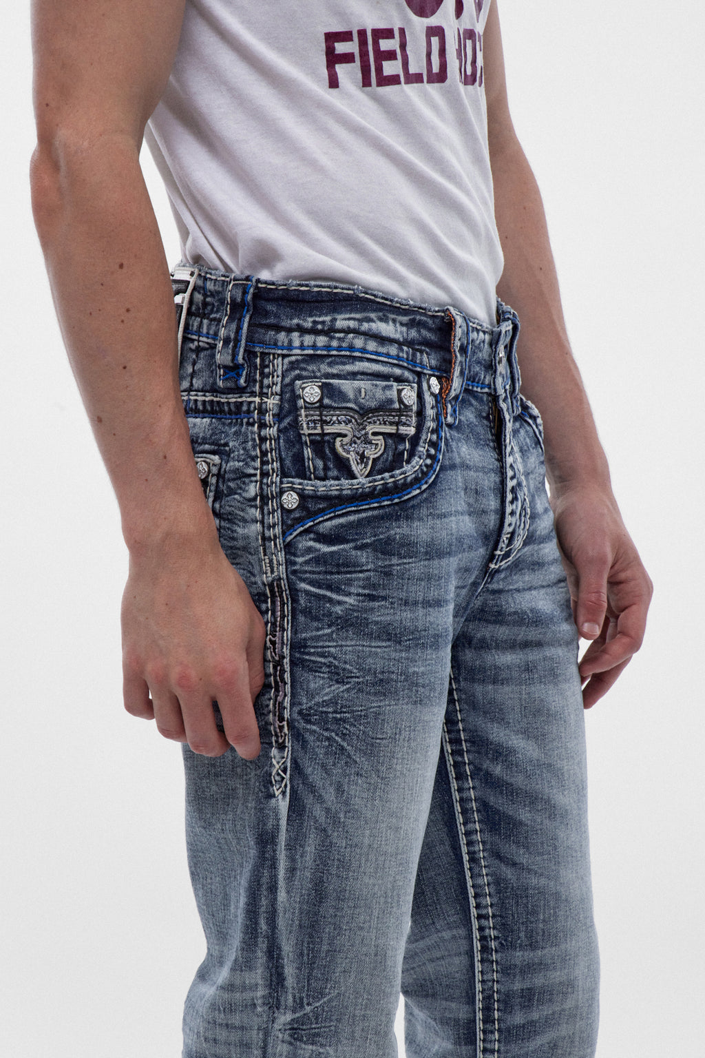 Jett Straight Jeans in Light Blue