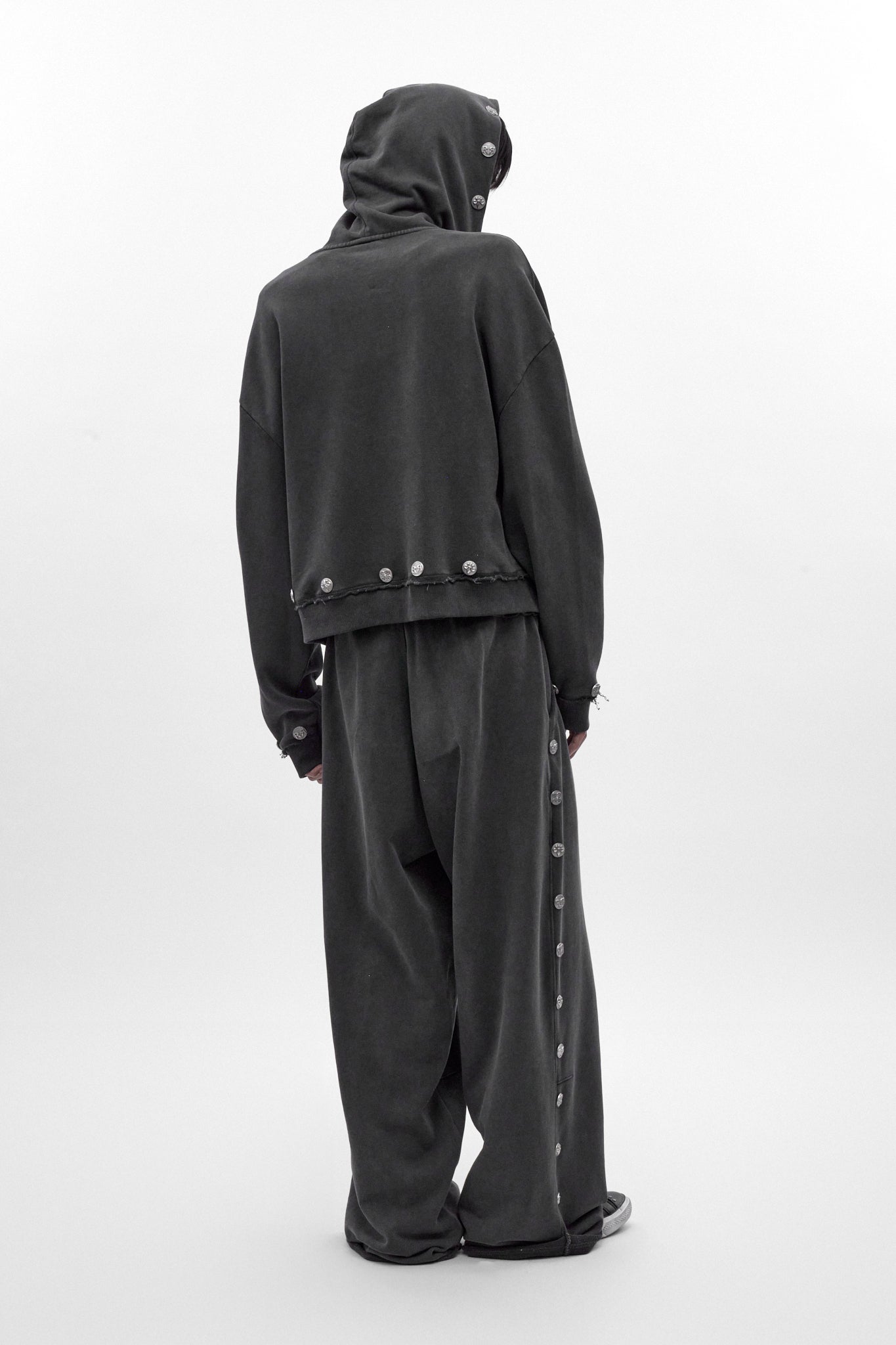 Rock Revival x Jaded London Napoleon Hoodie | Dark Grey | Rock