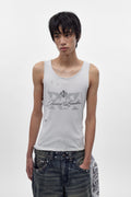 (JMT6540M) Rock Revival by Jaded London Rhinestone Top (JLxRCRV) (M) - Rock Revival®
