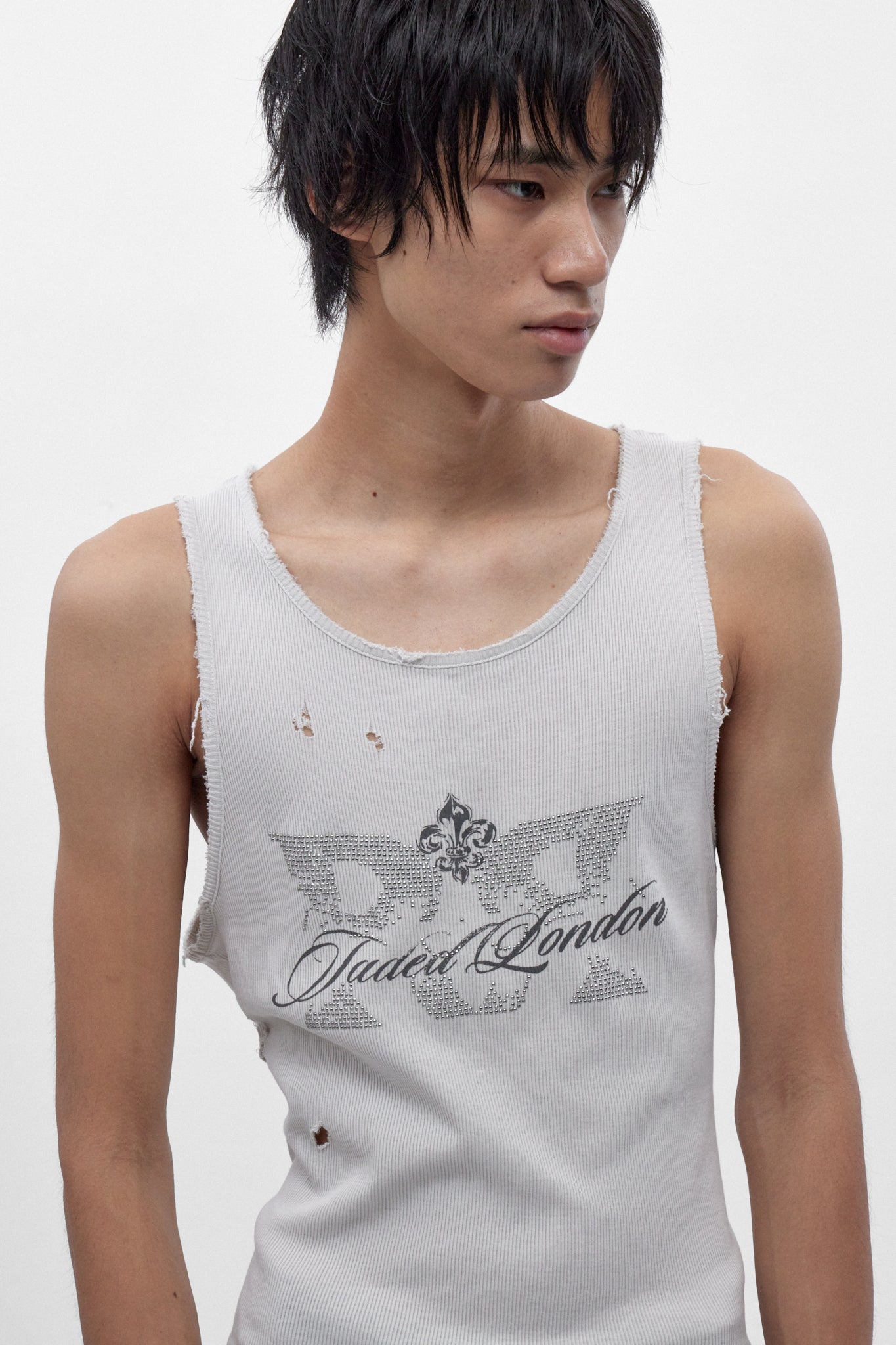 (JMT6540M) Rock Revival by Jaded London Rhinestone Top (JLxRCRV) (M) - Rock Revival®