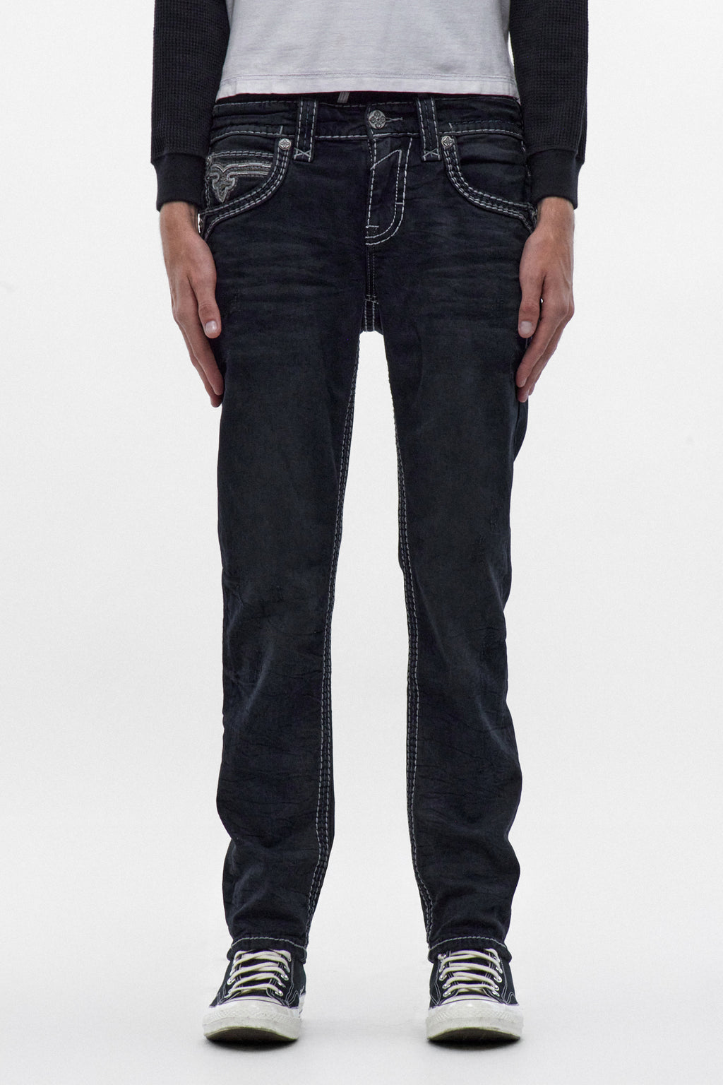 Joe Alternative Straight Jeans (7/30/26-DESC+IMG+INV)(CARBÓN SOBRETEÑIDO)