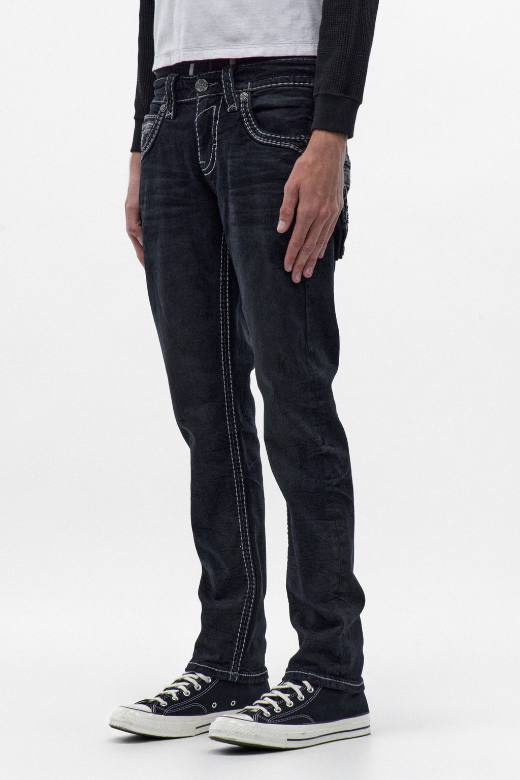 Joe Alternative Straight Jeans (7/30/26-DESC+IMG+INV)(CARBÓN SOBRETEÑIDO)