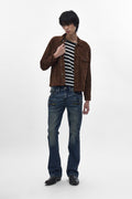 Jon Slim Flare Jeans in Dark Blue - Rock Revival®