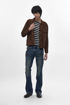Jon Slim Flare Jeans in Dark Blue - Rock Revival®