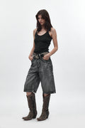 Blaze Denim Jort, by Jaded London - Rock Revival®