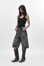 Blaze Denim Jort, by Jaded London - Rock Revival®