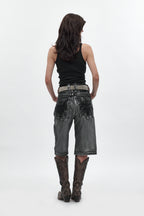Blaze Denim Jort, by Jaded London - Rock Revival®