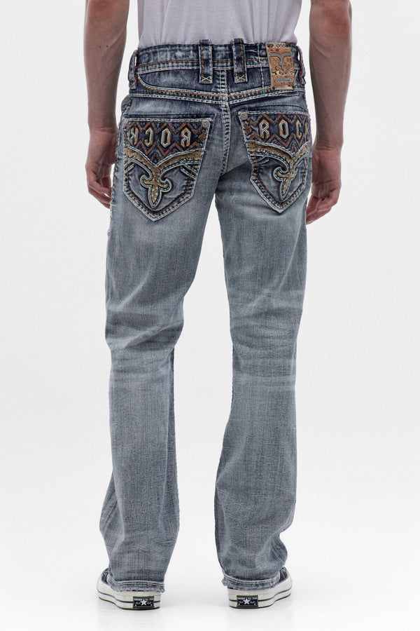 Judd Bootcut Jeans in Light Blue